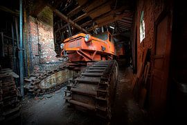 Abandoned snow plough in an abandoned location in Belgium by Steven Dijkshoorn