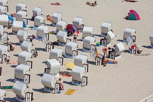 Strand,  Sellin, Insel Rügen, Mecklenburg-Vorpommern
