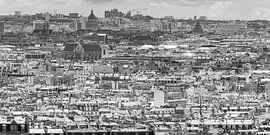 A sea of rooftops - Paris in black and white by Walter G. Allgöwer