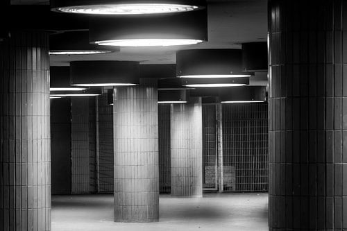 Berlijn - Beroemde metro op Messedamm