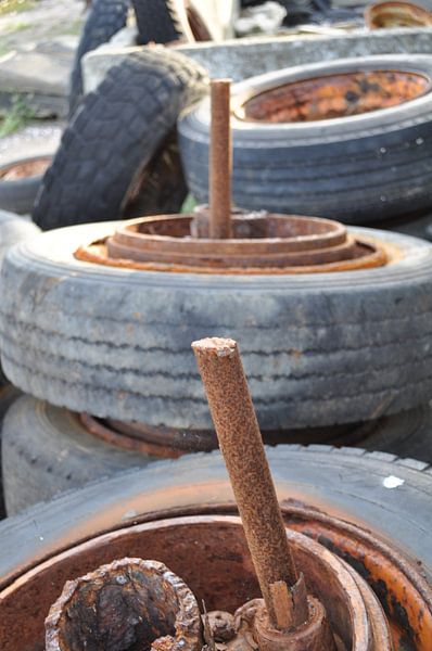 Wielen en Roest van Moats Design