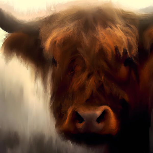 Scottish highlander by Rick Groenewegen