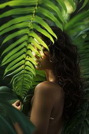 Hidden between the leaves by Poster Art Shop