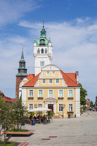 Johanniskirche mit Rathaus, Verden, Niedersachsen, Deutschland