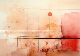 Colourful abstract painting 132936