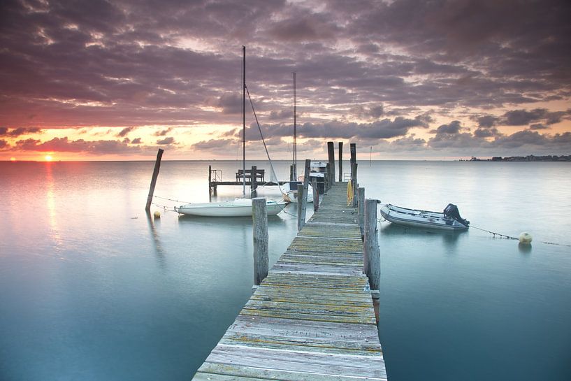 Lever de soleil au port de Steenodde par Marko Sarcevic
