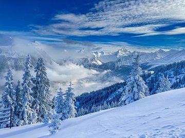 Winterlandschap in Montafon