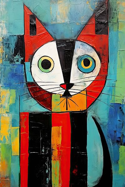 Cat abstract by Bert Nijholt
