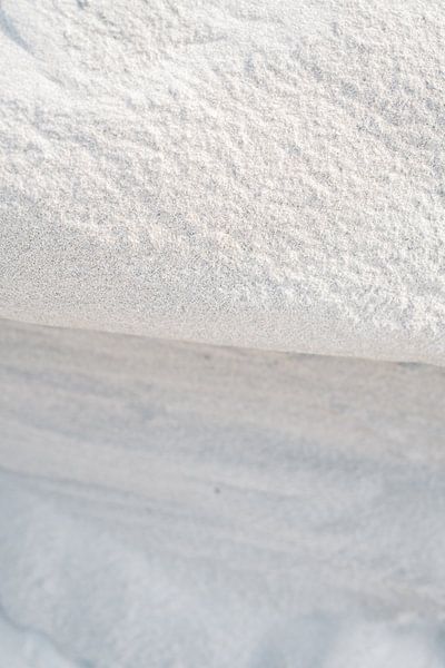 Abstract Zand Textuur Closeup van Zand Rimpels van NANI IS MOOI