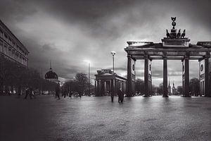 Brandenburg Gate à Berlin, illustration sur Animaflora PicsStock