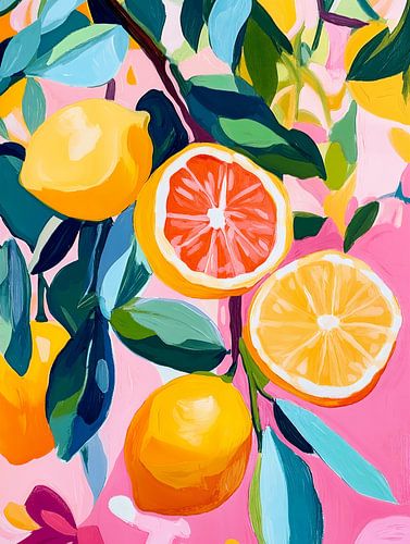 Agrumes roses sur Gypsy Galleria