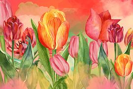 Floral Enchantment with Tulips