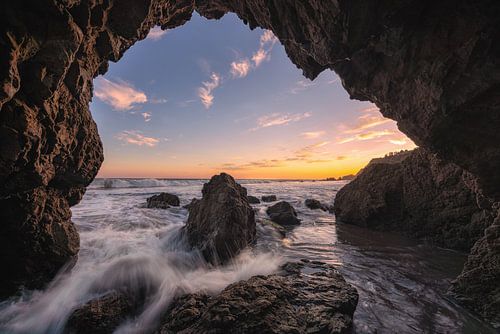 Coucher de soleil Malibu sur Photo Wall Decoration