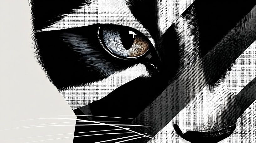 Zebra Cat | Stripes of Mystery by Karina Brouwer