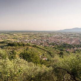 Uitzicht op Montecatini Terme in Toscane van Christian Reijnoudt