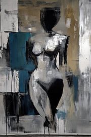 Female figure | Abstract Grace by Abstract Painting