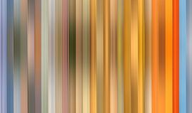 Kleurenpalet van de Zonsondergang in Nederland van Reina Nederland in kleur