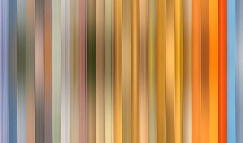 Kleurenpalet van de Zonsondergang in Nederland van Reina Nederland in kleur