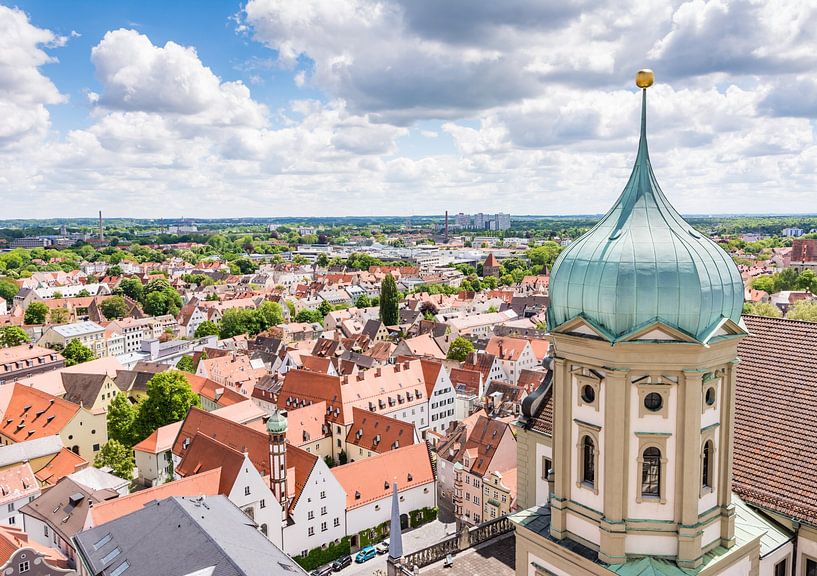 View over the roofs of Augsburg by ManfredFotos