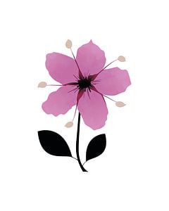 Abstract cherry blossom