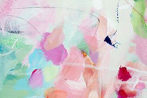 Pastell Presence - abstrakte Malerei in Pastellfarben