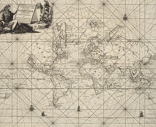 Historische wereldkaart