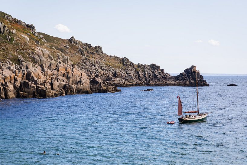 Mer avec bateau, Angleterre par Veerle Sondagh