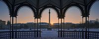 Stuttgart Schlossplatz bij zonsopgang in de winter van Keith Wilson Photography thumbnail