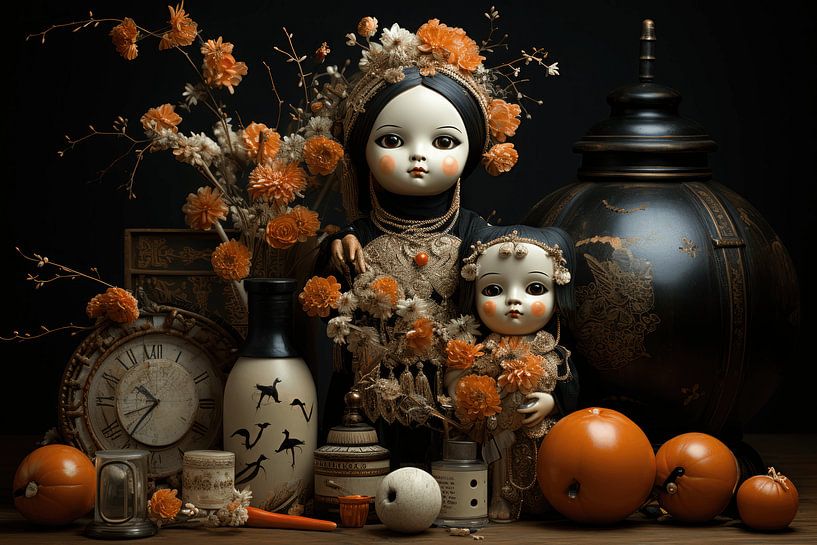 Nature morte asiatique par Ton Kuijpers