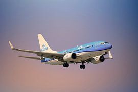 KLM Boeing 737-700, numéro d'immatriculation PH BGK. Nom Fulmar