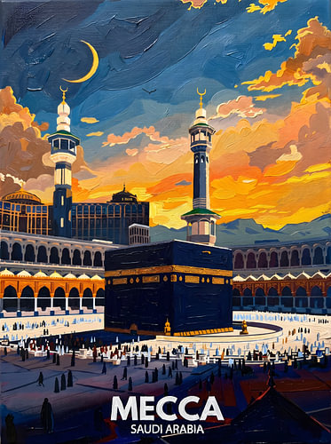 Mecca: Heilige zonsondergang