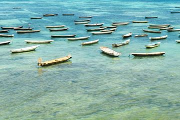 Vissersboten bij Nusa Lembongan - Bali | Reisfotografie Indonesië