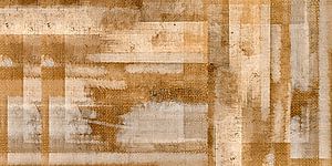 Essence, moderne Natur Abstraktion in erdigen Bronze Farben