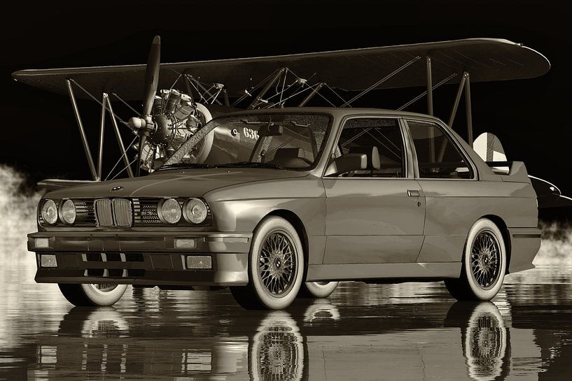 BMW E-30 M3 - Une voiture de sport contemporaine par Jan Keteleer