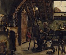 studio, Charles Mertens, 1884 by Atelier Liesjes