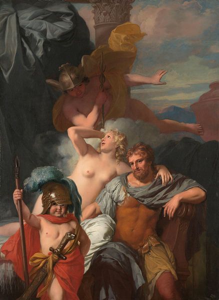 Mercury orders Calypso to let Odysseus leave, Gerard de Lairesse. by Masterful Masters