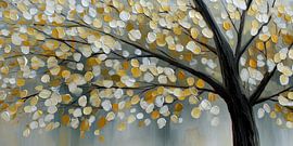 La splendeur dorée de l'automne sur Wall Wonder