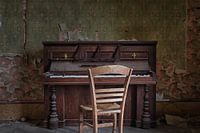 Piano in abandoned castle