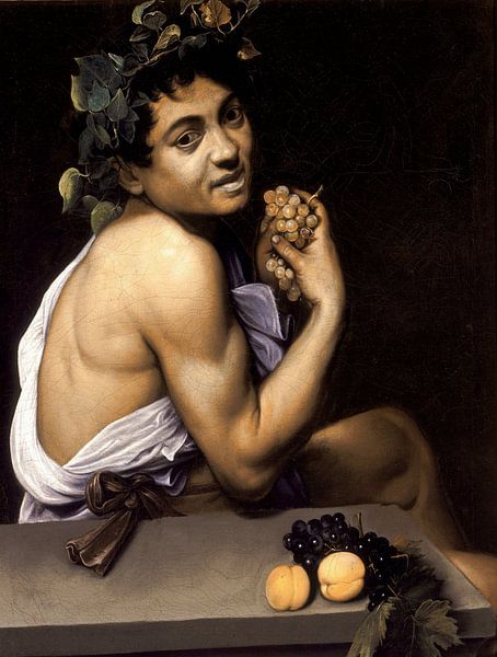 Caravaggio - Junger kranker Bacchus, 1593 von Timeless Artworks