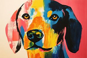 Hund Abstrakt