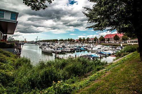De haven van Sliedrecht