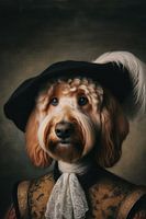 Portret Labradoodle Renaissance