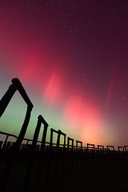 Northern lights at the Pömmelte ring shrine by Stephan Schulz