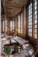 Industrieturm im Verfall.