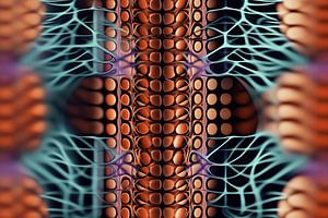 Abstract werk organisch 3D
