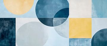 Abstract geometric composition by Poster Art Shop