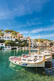Bateaux traditionnels dans le port de Cala Figuera, à Majorque