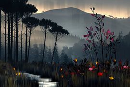 Bergbach von Karina Brouwer