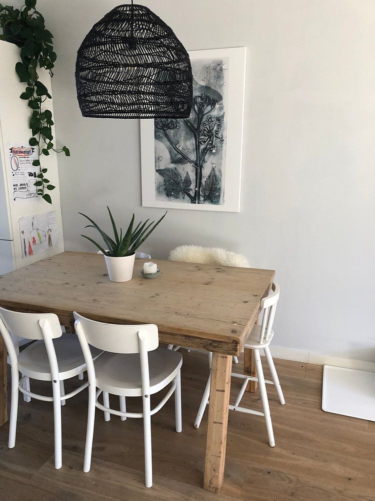 Botanical plants and flowers print Whistlewort by Angela Peters