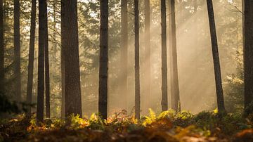 Nebliger Wald von Patrick Rosenthal